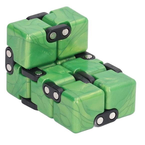 Infinite Flipping Puzzle Toy, Alloy Fingertip Flip Puzzle Toy Block Stress Relief Office Desk Toys Gifts