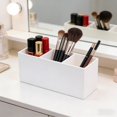 thumbnail image 1 of Vacemry Compartment Pen Holders Storage Box, Multi Functional Divided Desktop Organizer For Pens Cosmetics Stationery, Plastic Desktop Organizer For Home Office Study Desk Dressing Table Shelf Decor, 1 of 6