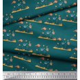 thumbnail image 3 of Soimoi Modal Satin Fabric Coral & Fish Ocean Printed Fabric 1 Yard 42 Inch Wide, 3 of 3