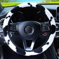 thumbnail image 4 of Cow Print Car Steering Wheel Cover, Universal 15 Inch Fit for Women & Men, 4 of 8