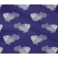 thumbnail image 4 of oneOone Cotton Flex Fabric Fish Block Print Sewing Fabric BTY 40 Inch Wide, 4 of 4
