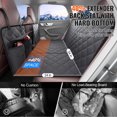 thumbnail image 2 of KFFKFF Rallonge de Siège d'Auto pour Chien, Hamac Imperméable pour Siège Arrière, 54"x24 Pouces, Supporte 400 Lb, avec Fenêtre de Visualisation en Maille et Rangement, pour Voitures, VUS, 2 of 9