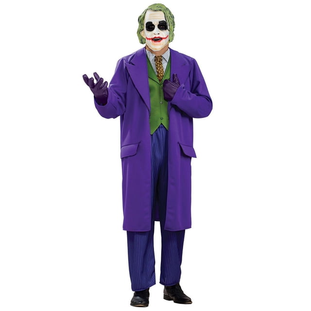 The Dark Knight Joker Deluxe Plus Men's Costume
