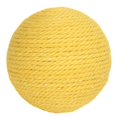 thumbnail image 1 of Cat Sisal Ball, Fun Scratch Resistant Sisal Cat Scratching Ball Teeth Claws Grinding Rattling Stones Inside  For Cats For Playing White,Green,Yellow, 1 of 8