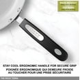 thumbnail image 2 of Starfrit The Rock Terra 12" Deep Fry Pan with Lid, Ceramic Non-Stick, Scratch Resistant, Oven & Dishwasher Safe, Gas Electric Ceramic Halogen Cookware, Healthy Cooking, 2 of 10