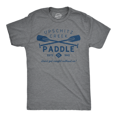 thumbnail image 1 of Mens Upschitz Creek T Shirt Don?t Get Caught Without Us (Dark Heather Grey) - XL, 1 of 4