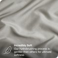 thumbnail image 3 of Bare Home Body Pillowcase - Zipper Closure - Ultra Soft - Double Brushed - Light Gray, 3 of 7