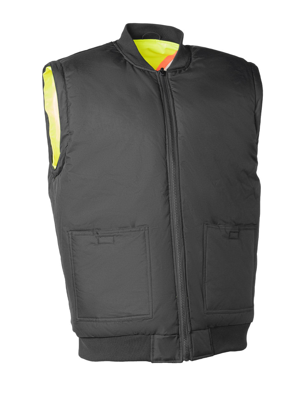 Forcefield 6-in-1 Hi Vis Winter Safety Parka with Removable Bomber Jacket