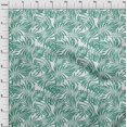thumbnail image 4 of oneOone Georgette Viscose Teal Green Fabric Leaf Sewing Craft Projects Fabric Prints By Yard 42 Inch Wide, 4 of 4