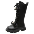 thumbnail image 1 of New Winter Style Velvet Children's Style Boots Children's High Leather Boots, 1 of 5