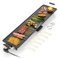 thumbnail image 1 of Patiojoy 35" Extra Large Electric Griddle Portable Teppanyaki Grill with 4-Level Thermostat Control & Removable Drip Tray, 1 of 10