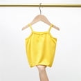 thumbnail image 2 of Plebaso Kids Girls Sleeveless T-Shirt Solid Color Spaghetti Strap Top Tee Baby Summer Clothes, 2 of 6