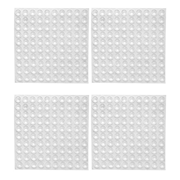 400X Transparent Rubber Feet Adhesive Bumper Pads Self Stick Bumpers Sound Dampening Door Cabinet Buffer Pads, 8 x 2.5mm