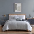 thumbnail image 1 of Hometrends Flynn Waffle 5 piece Comforter Set, 1 of 8