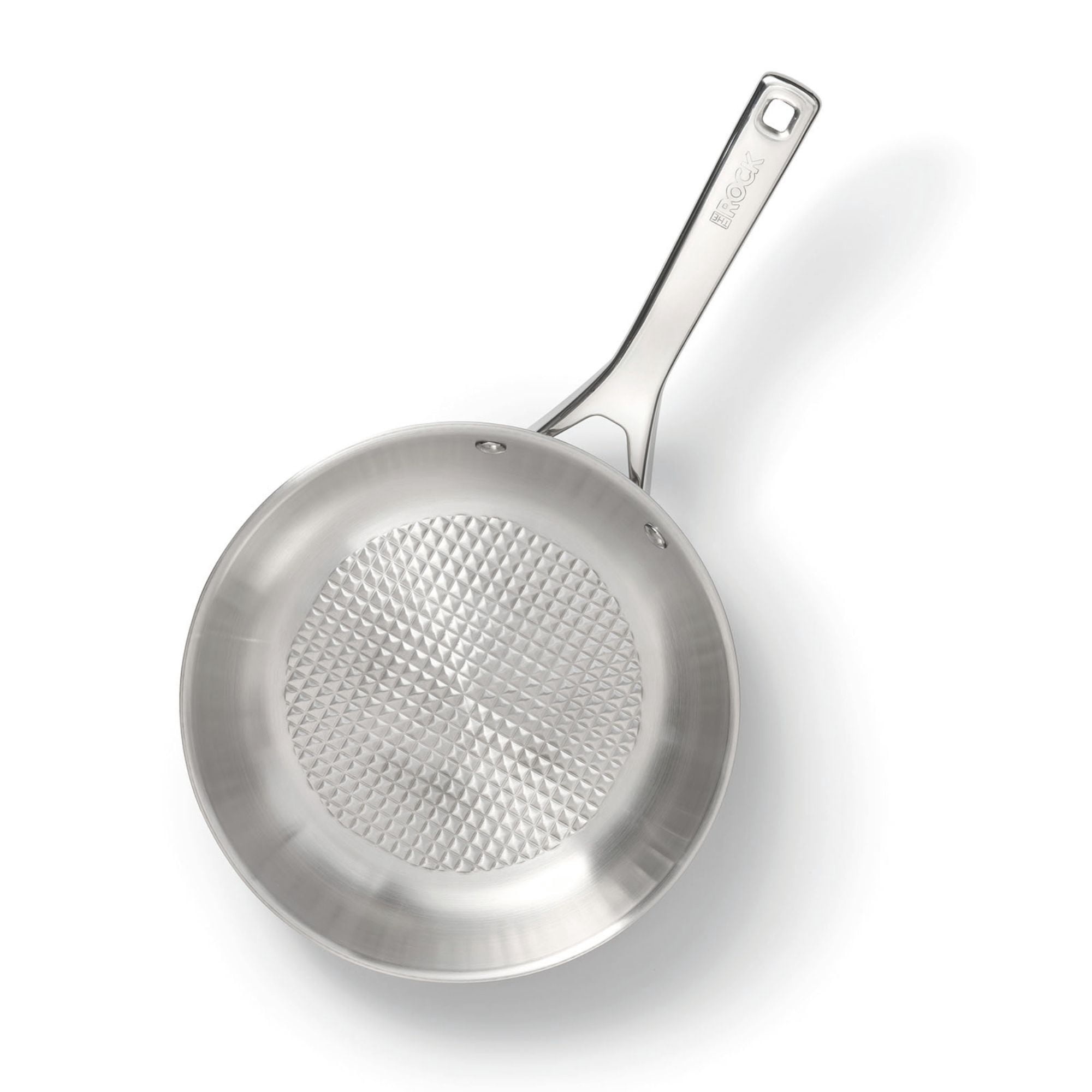 Starfrit The Rock Performance 28 cm (11") Stainless Steel Fry Pan with Lev.tec Technology, PFAS-Free, Induction Compatible, Oven & Dishwasher Safe