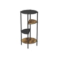 thumbnail image 3 of Side Table. End Table Living Room. Bedside Table or Night Stand. Small Entry Table. Easy To Assemble. Reclaimed Wood Look, 3 of 4