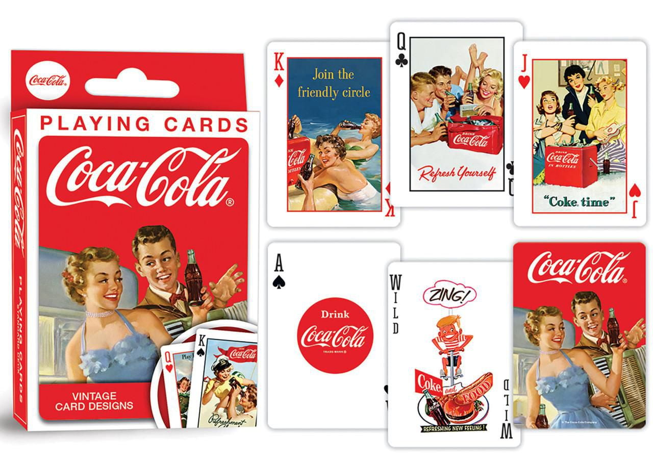 Masterpieces Puzzle Company Coca-Cola Jouer Aux Cartes (Paquet De 2) Dans Une Boîte De Collection