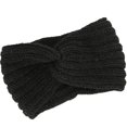 thumbnail image 1 of Bandeau Croisé Tricoté Automne Hiver pour Femmes, Bandeau de Sport Extensible et Chaud, 1 of 9