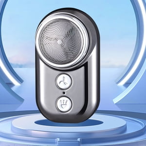Mtvxesu Rasoir électrique pour les hommes tête flottante portative Rasoirs de voyage Idée cadeau avec 2-Position Vente d'éclairage haut de gamme pour homme