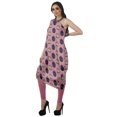 thumbnail image 4 of Moomaya Robe Kurti à une Épaule Imprimée pour Femme, Sans Manches, à Col Bénitier, Style Bohème, Tenue de Soirée de Designer, 4 of 7
