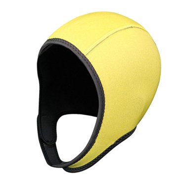 ziyahi Neoprene Comfortable Diving Cap With Chin Strap For Snorkeling And Surfing All Water Sports Activities Surf Cap Sun Yellow 3mm