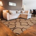 thumbnail image 3 of Aspire Wool Geo Beige & Brown 8' x 11' Area Rug, 3 of 4