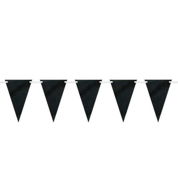 Bannière drapeau en papier craie et 1 morceau de craie, 9 pi