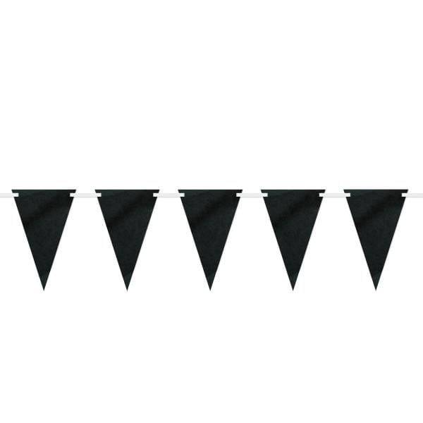 Chalk Paper Flag Banner & 1 Piece Of Chalk, 9 Ft