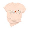 thumbnail image 2 of Cadeaux de la Saint-Valentin T-shirt Décontracté à Manches Courtes et Col Rond pour Femmes avec Imprimé Arbre de Noël, 2 of 6