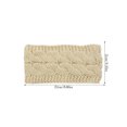 thumbnail image 3 of Bandeau Automne Coupe-Vent Tête Élastique Multicolore Réglable Large Dames Oreille Muffs Accessoires de Cheveux pour les Filles Beige, 3 of 6