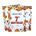 thumbnail image 1 of Darling Souvenir Multicolor Birthday Invitation Card Printable Elegant Fill or Write In Blank Party Invites 28 Pcs 5 x 7 Inches, 1 of 5