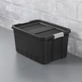 thumbnail image 4 of Sterilite Bac de Rangement Industriel Robuste Empilable de 19 Gal avec Couvercle, Lot de 12, 4 of 12