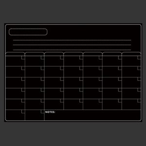 Stickers Frigidateur de cuisine Frigido blanc pour horaire mensuel hebdomadaire Planificateur quotidien à faire Liste