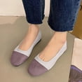 thumbnail image 2 of Casual Shoes For Women, Color-Block Canvas Slip-On Flats with Round Toe and Soft Sole for Spring and Summer, Large Sizes Available, 2 of 4