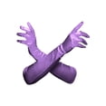 thumbnail image 1 of Gravity Threads Gants d'Opéra en Satin pour Femmes 18 Pouces Violet, 1 of 2