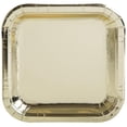 thumbnail image 1 of Unique Industries' Gold Foil 7" Square Dessert Plates, 8ct, 1 of 3
