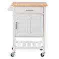 thumbnail image 1 of CorLiving Sage Wood Kitchen Cart, 1 of 9