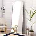 thumbnail image 1 of NeuType Full Length Floor Mirror Rectangular Black 59"x16", 1 of 7