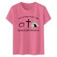 thumbnail image 5 of LUOGENLI T-shirts pour Femme pour Femmes T-Shirt Décontracté à Imprimé de Lettres Col Rond Manches Courtes T-Shirt Plusieurs Couleurs T-shirts pour Femmes T-shirts Graphiques TTG Grande Taille Saint-Valentin S, 5 of 5