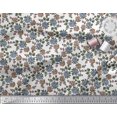 thumbnail image 2 of Soimoi Rayon Fabric Leaves & Floral Block Fabric Prints by Yard 42 Inch Wide, 2 of 3