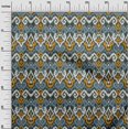 thumbnail image 2 of oneOone Polyester Lycra Fabric Diamond & Swirl Ikat Print Fabric By Yard 56 Inch Wide, 2 of 4