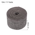 thumbnail image 2 of Unique Bargains 2 Inch x 11 Yards Jute Crafts Party Wrapping Decoration Burlap Fabric Ribbon Gray, 2 of 6