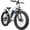 White, variant on Wheelspeed 26" X 4.0" Electric Bike for Adults, 500W Motor 48V 696Wh Removable Battery 85km Max Range 32km/h Speed Fat Tire Electric Bicycle, Shimano 7-Speed Gear Snow Beach E-Bike