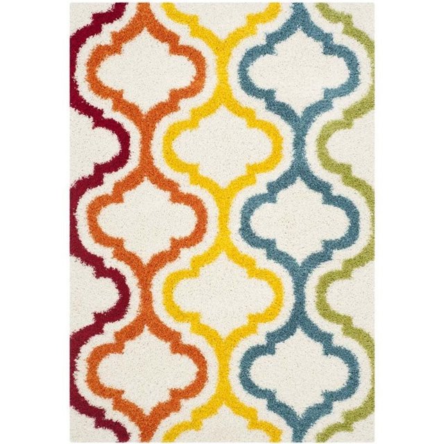 Safavieh Safavieh Kids Shag Ivory Shag Rug - 8'9" x 12'