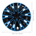 thumbnail image 2 of UPOUART Blue 15 Inch Automotive Hub Caps for Cars Universal Wheel Hub Covers with Durable PP Material, 2 of 8