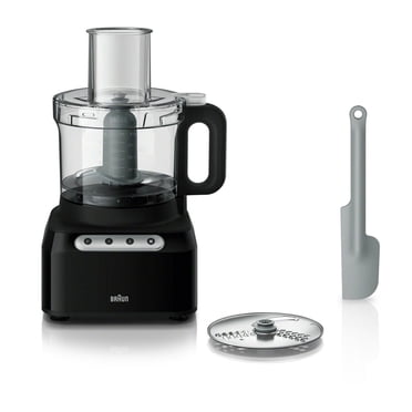Braun FP3101BK Easy Prep Robot de cuisine 8 Tasses, Noir