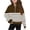 Brown, variant on Milgrthf Girl's Casual Striped Sweatshirts Teens Long Sleeve Trendy Loose Half Zip Pullovers Tshirts with Thumb Hole Red 11 Years