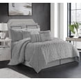 thumbnail image 1 of Safdie & Co. Comforter Set 7PC K Marysa Grey, 1 of 3