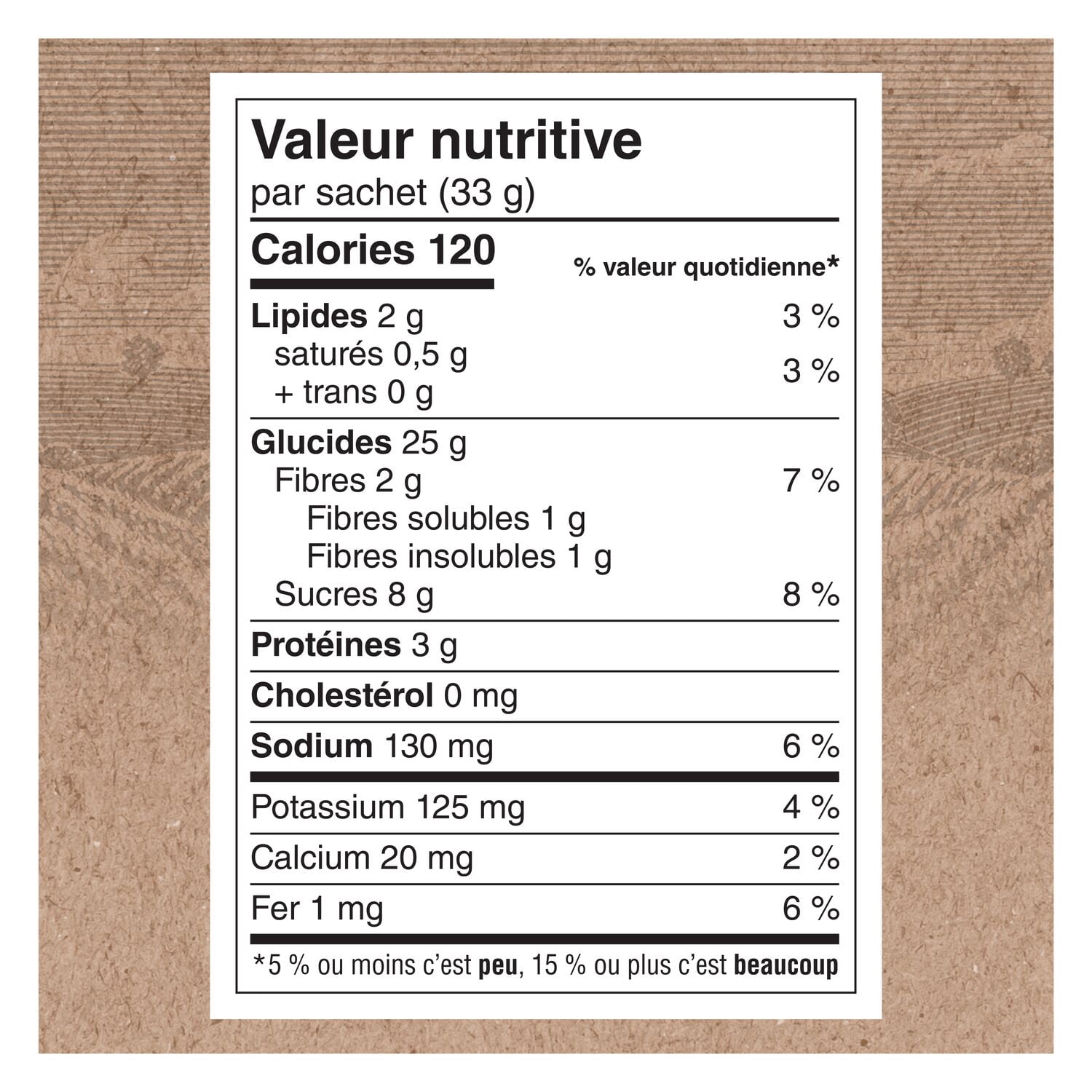 Quaker Gruau instantané Saveur Pêches et crème