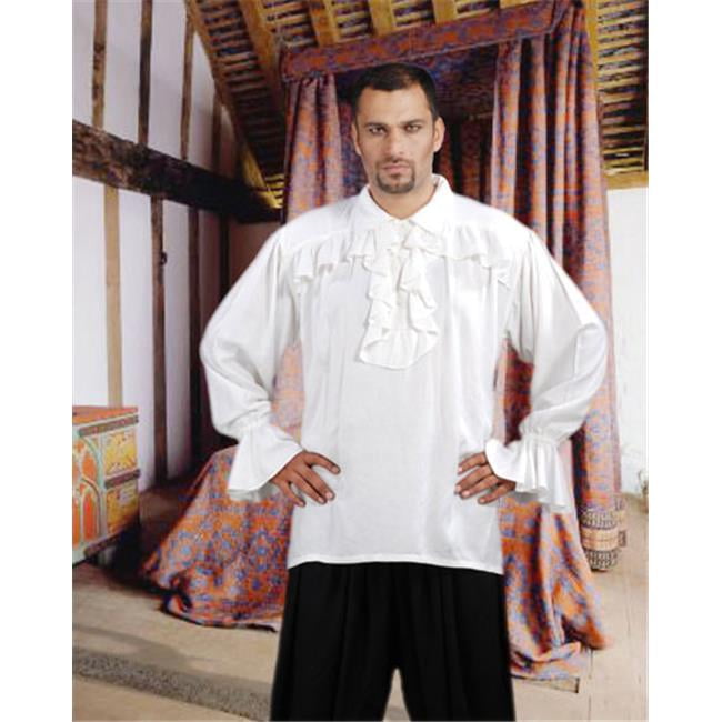 The Pirate Dressing C1108 Francis Drake Pirate Chemise - Blanc - 2TG